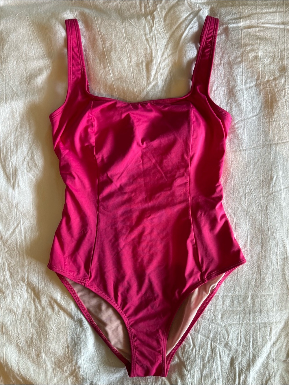 Cupshe Hot Pink One-Piece Swimsuit